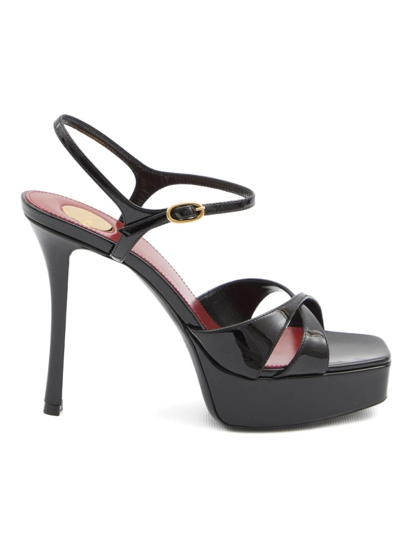 110mm crossover platform sandals