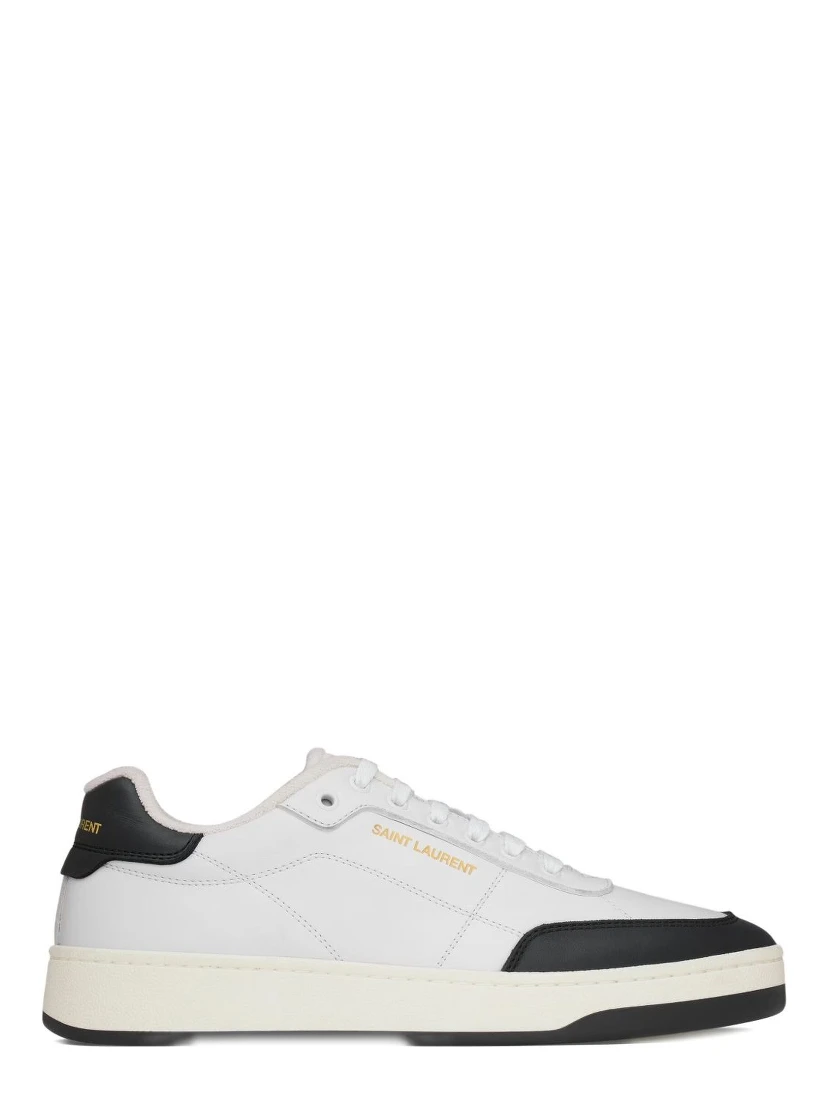 SL/61 leather panelled sneakers