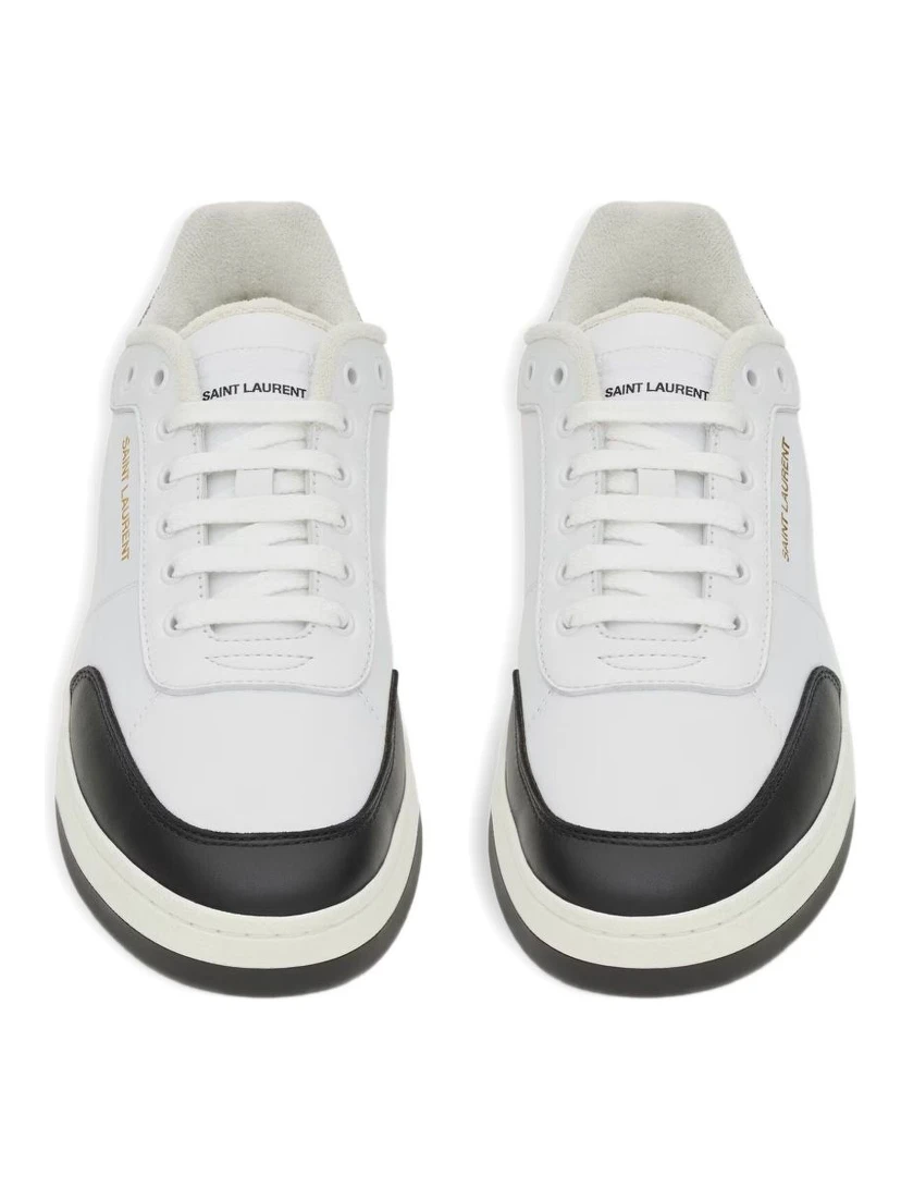 SL/61 leather panelled sneakers