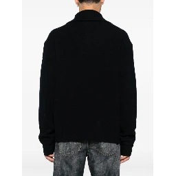 half-zip wool sweater