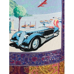 Lago Di Como Silk Printed Scarf