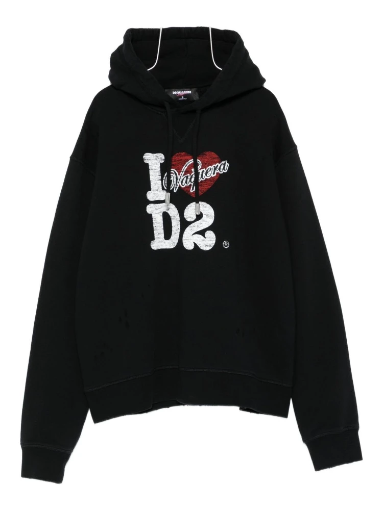 logo-print hoodie