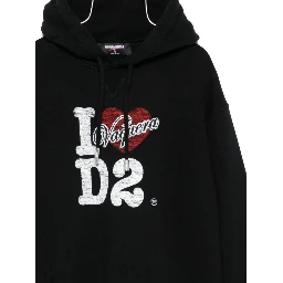 logo-print hoodie