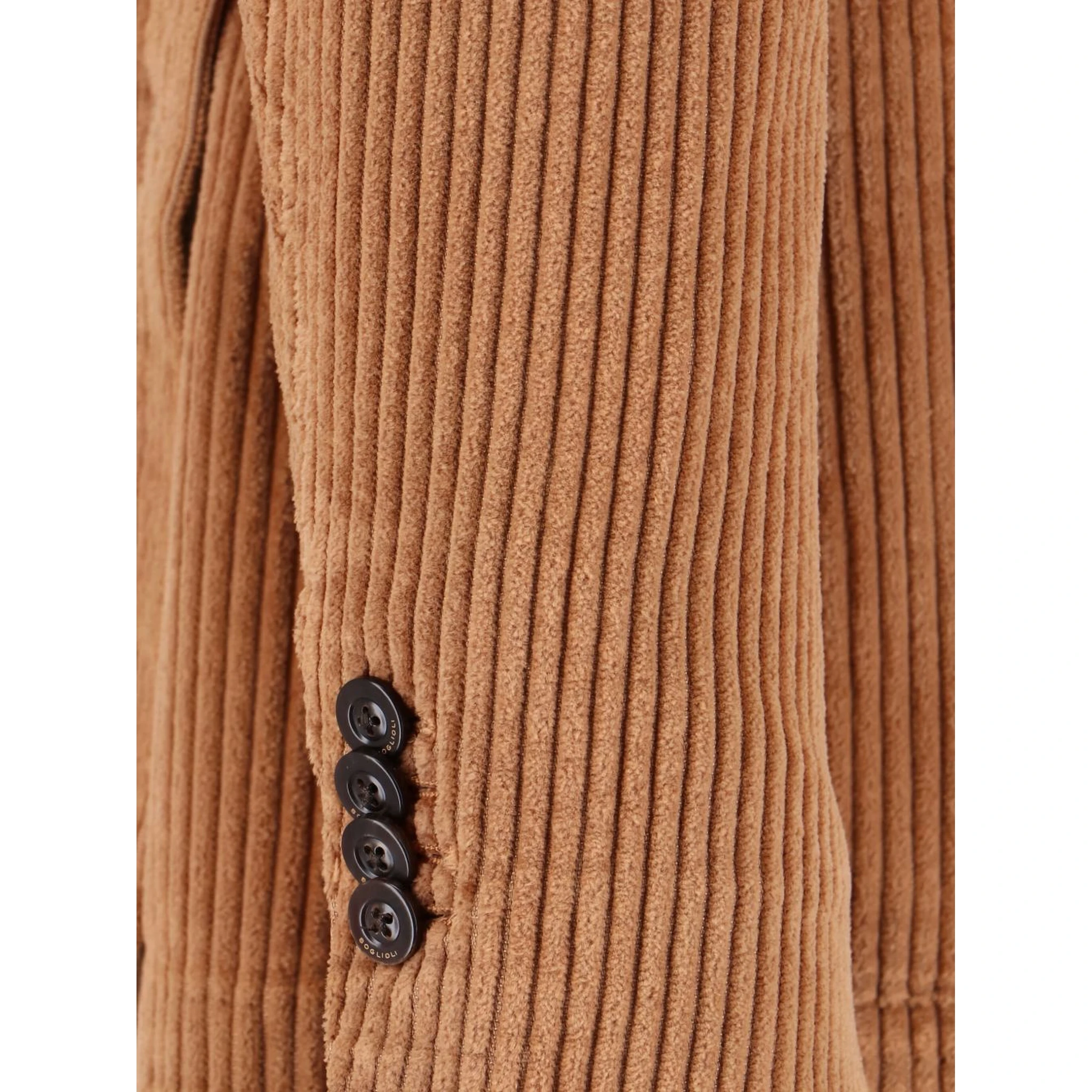 Corduroy double-breasted jacket