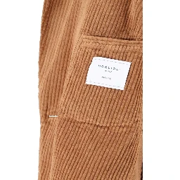 Corduroy double-breasted jacket