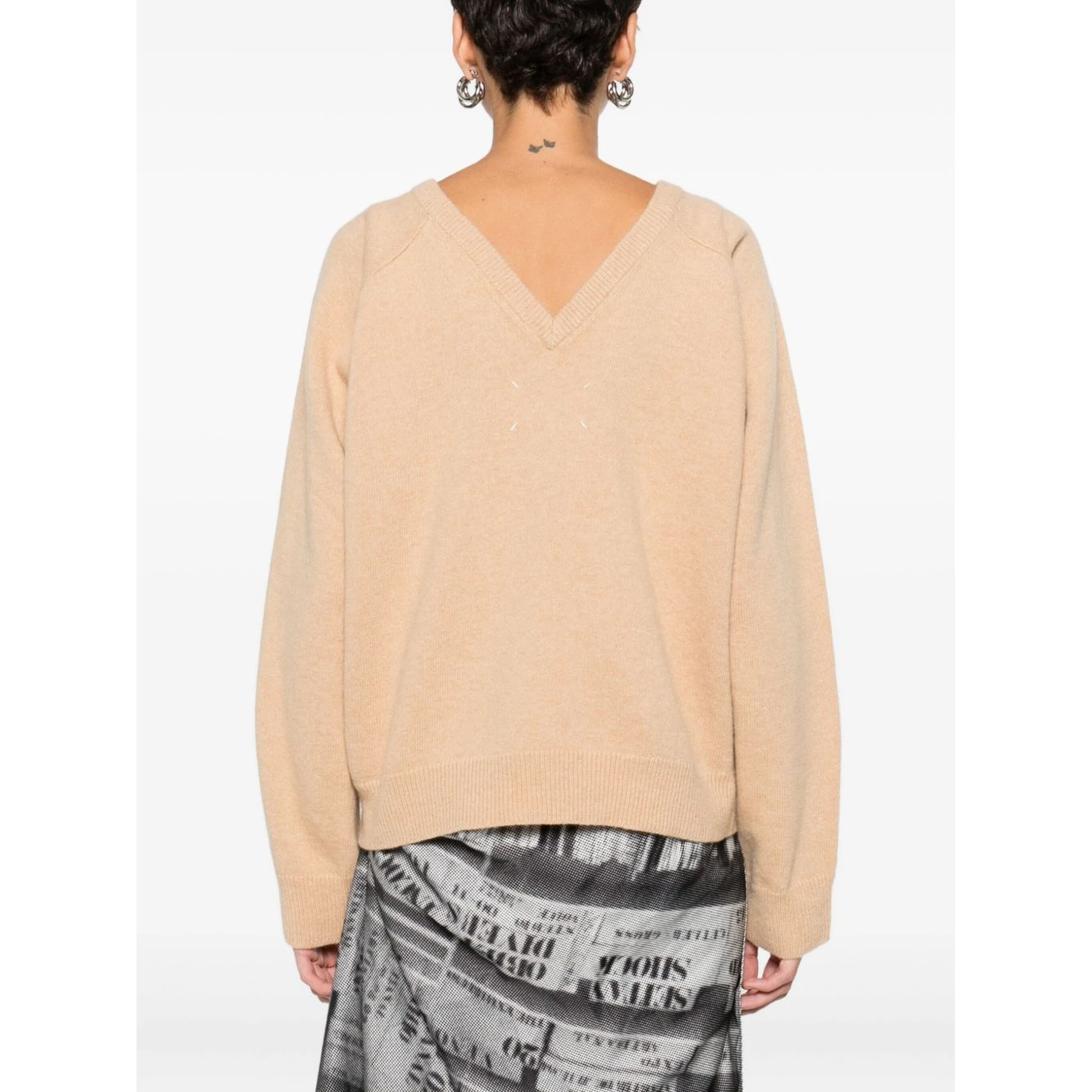 Maison Margiela Sweaters Camel