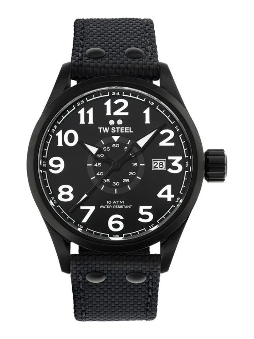 Black Fabric Sport Watch