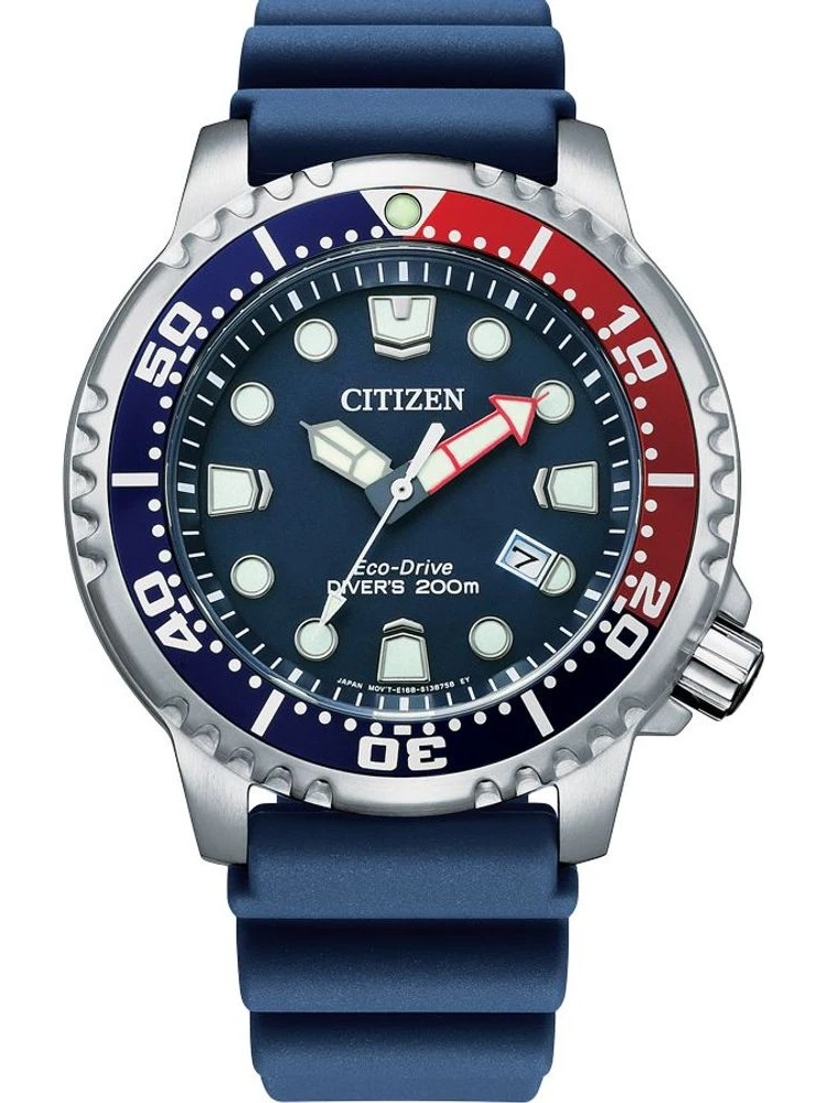 Blue Rubber Sport Watch