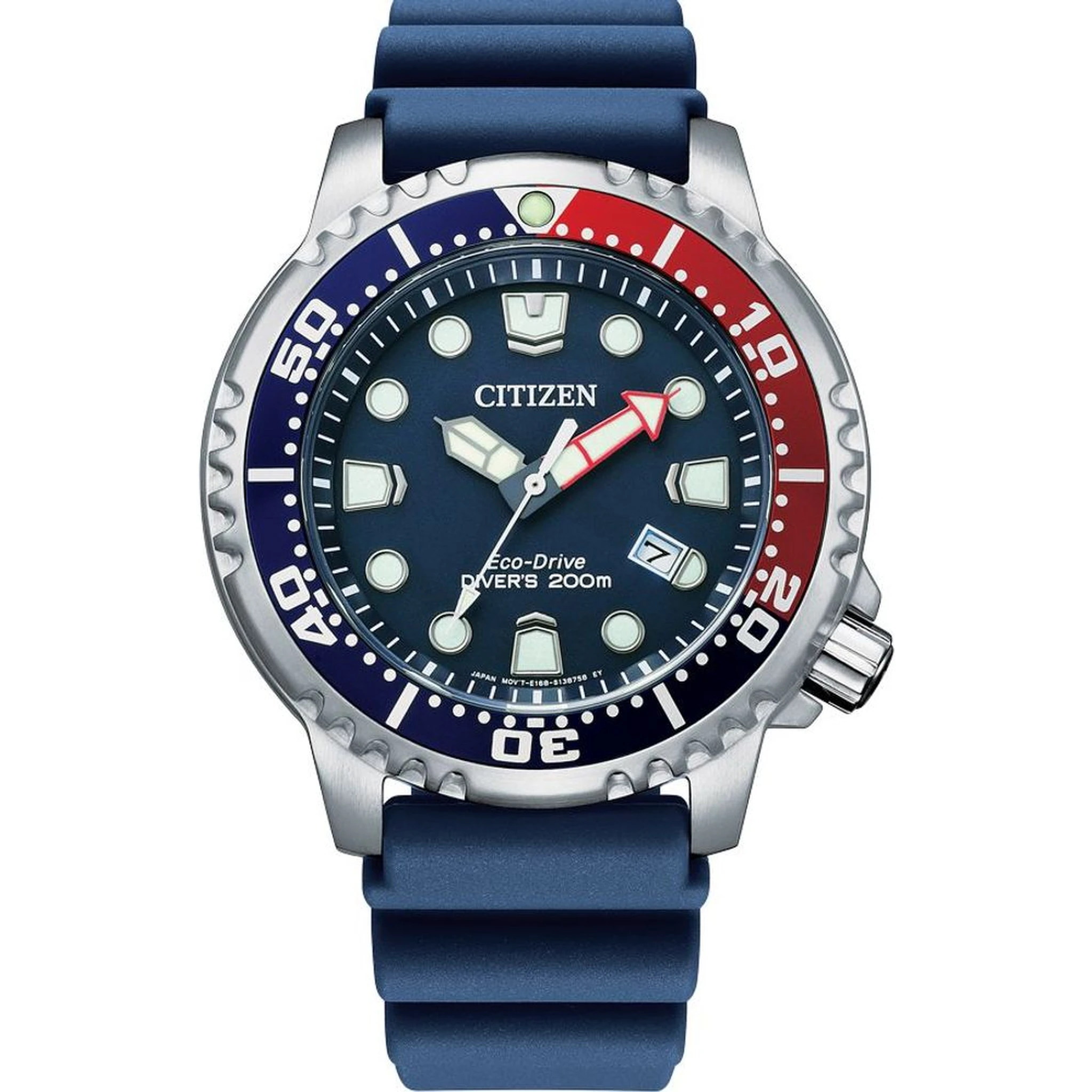 Blue Rubber Sport Watch