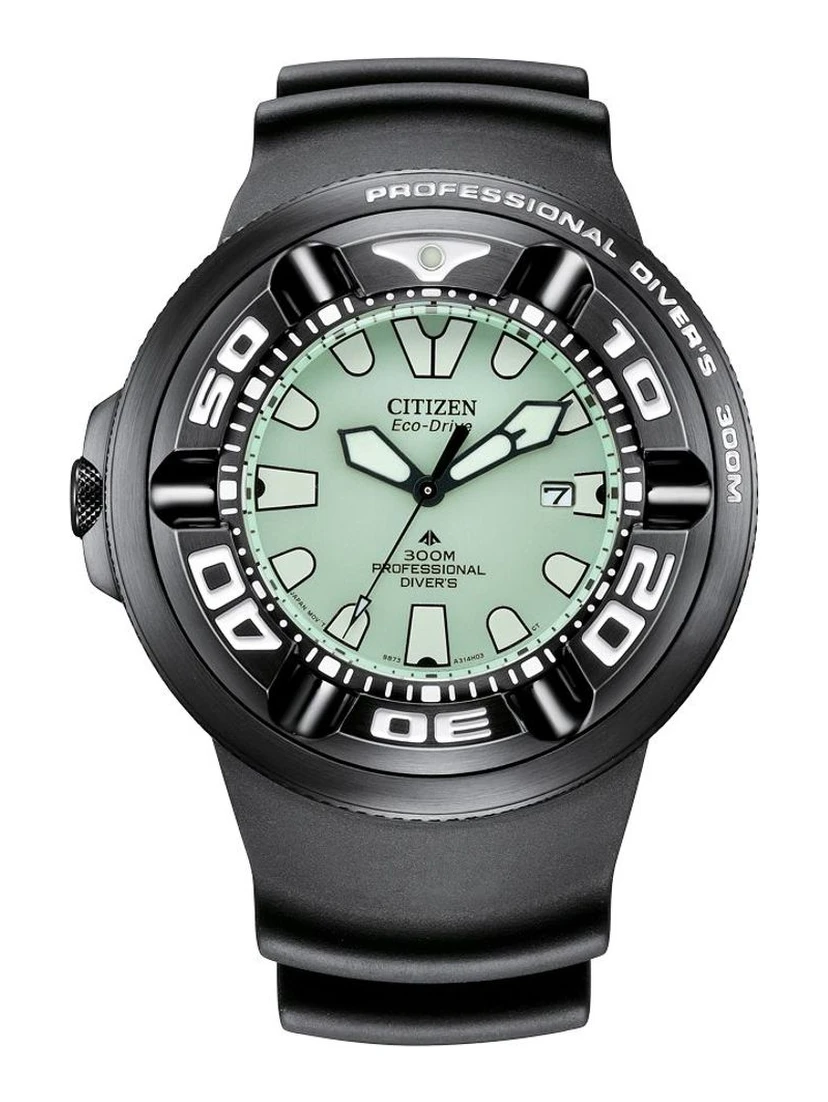 Black Rubber Sport Watch