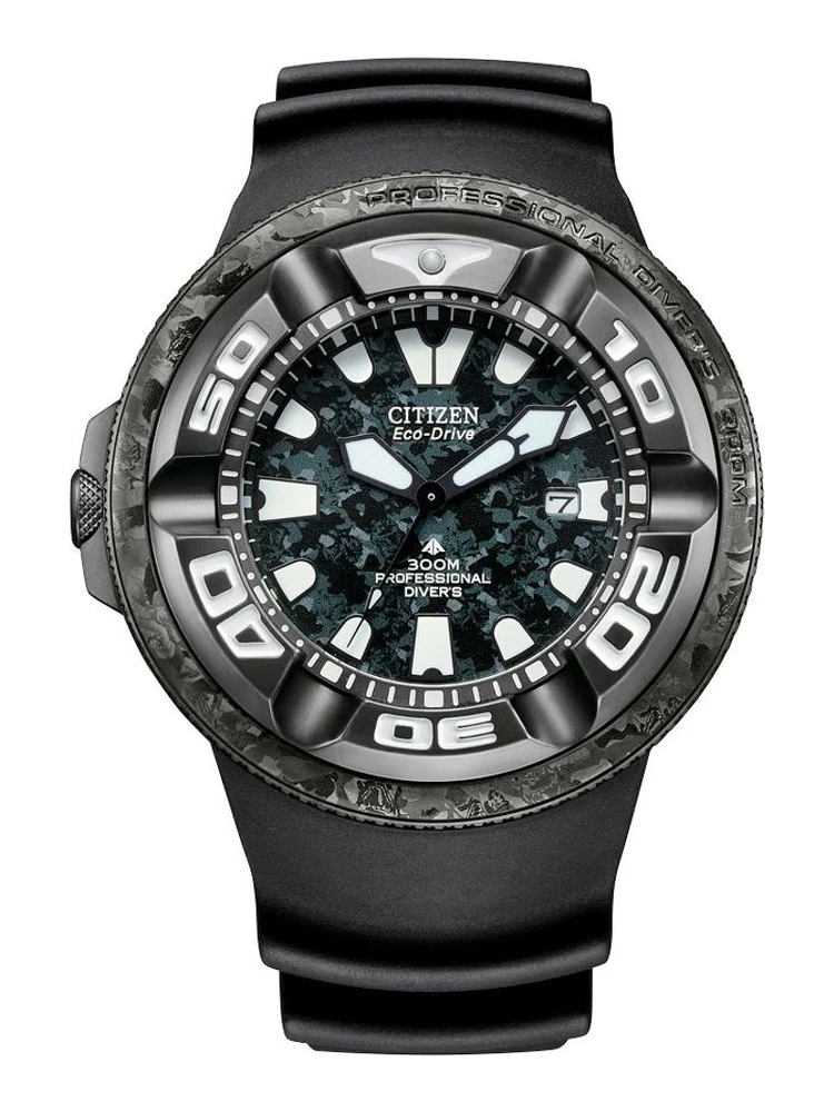 Black Rubber Sport Watch