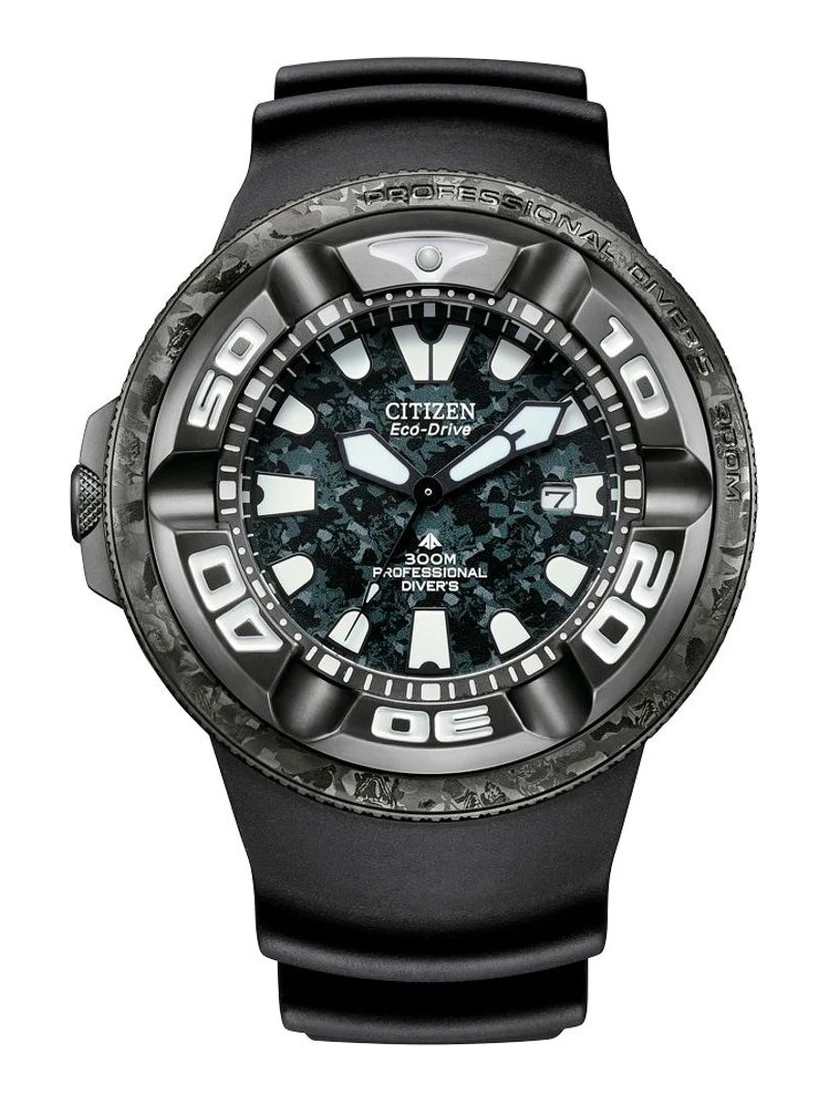 Black Rubber Sport Watch