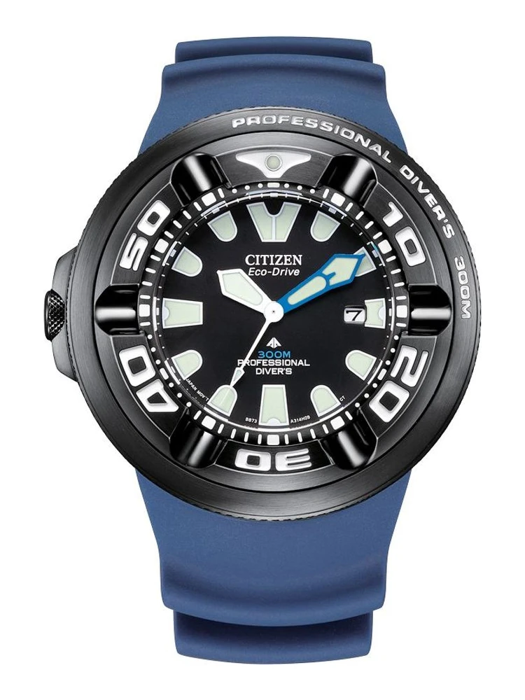 Blue Rubber Sport Watch