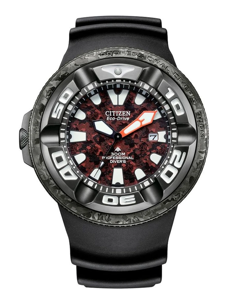 Black Rubber Sport Watch