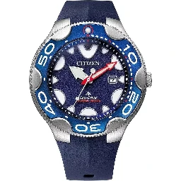 Blue Resin Sport Watch