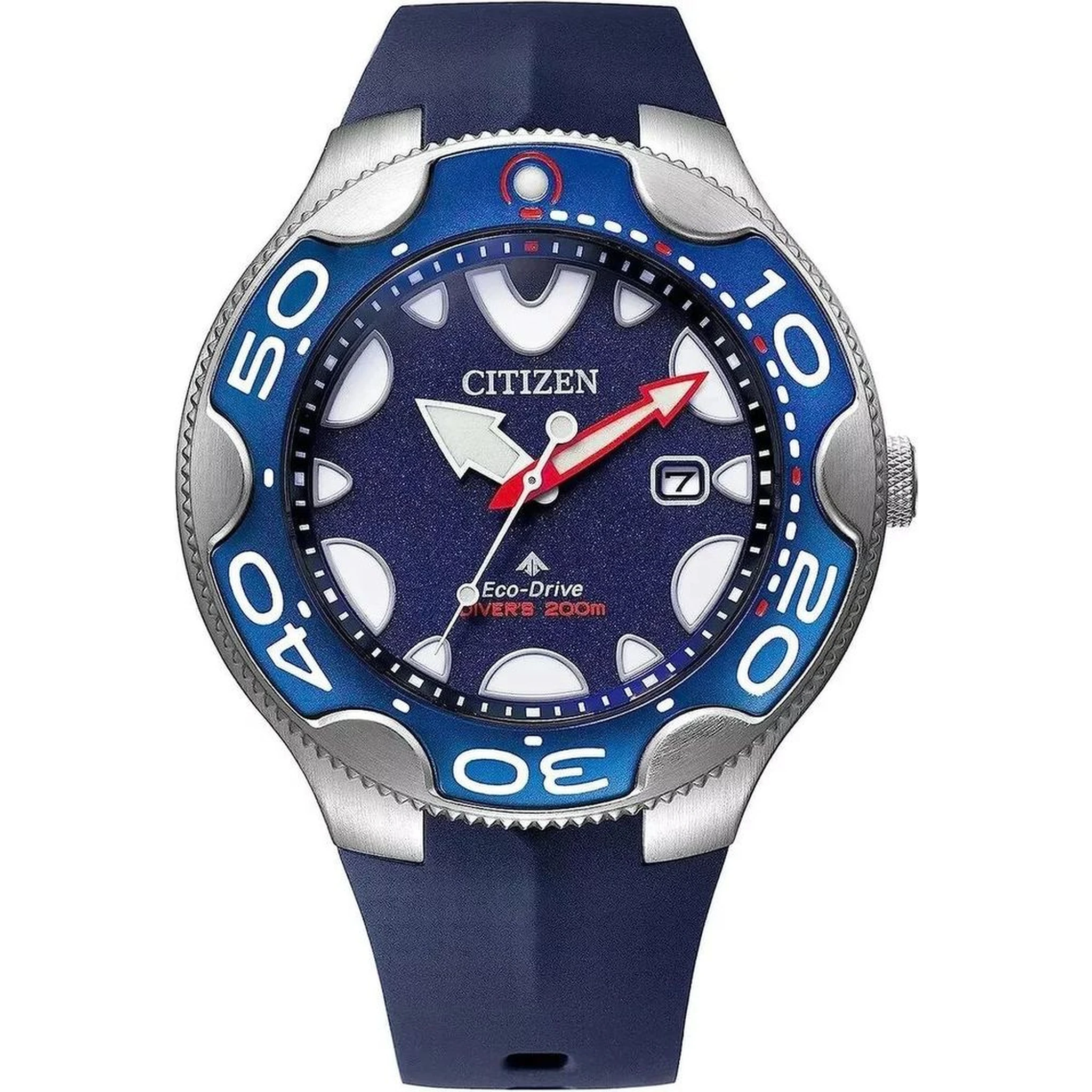 Blue Resin Sport Watch