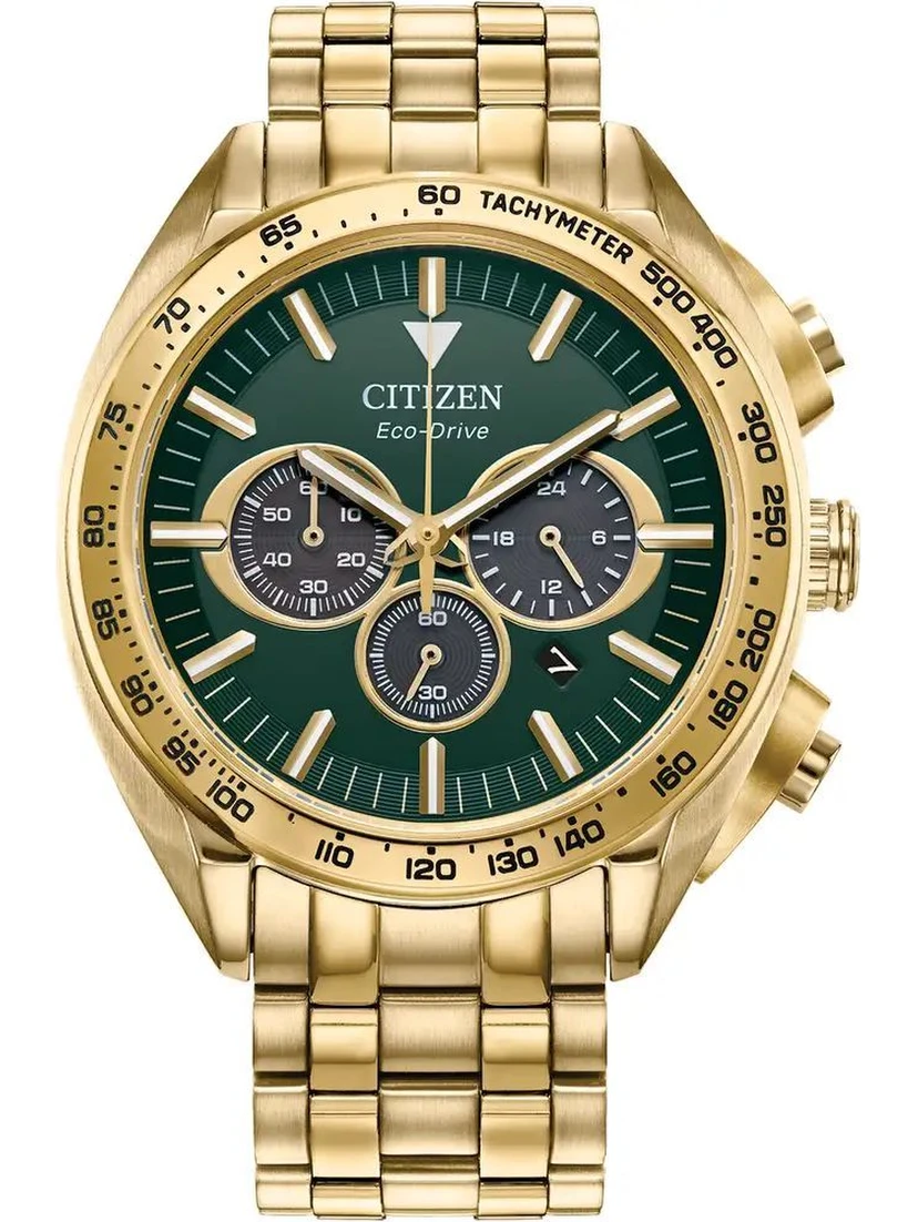 Gold Stainless Steel Dress Watch