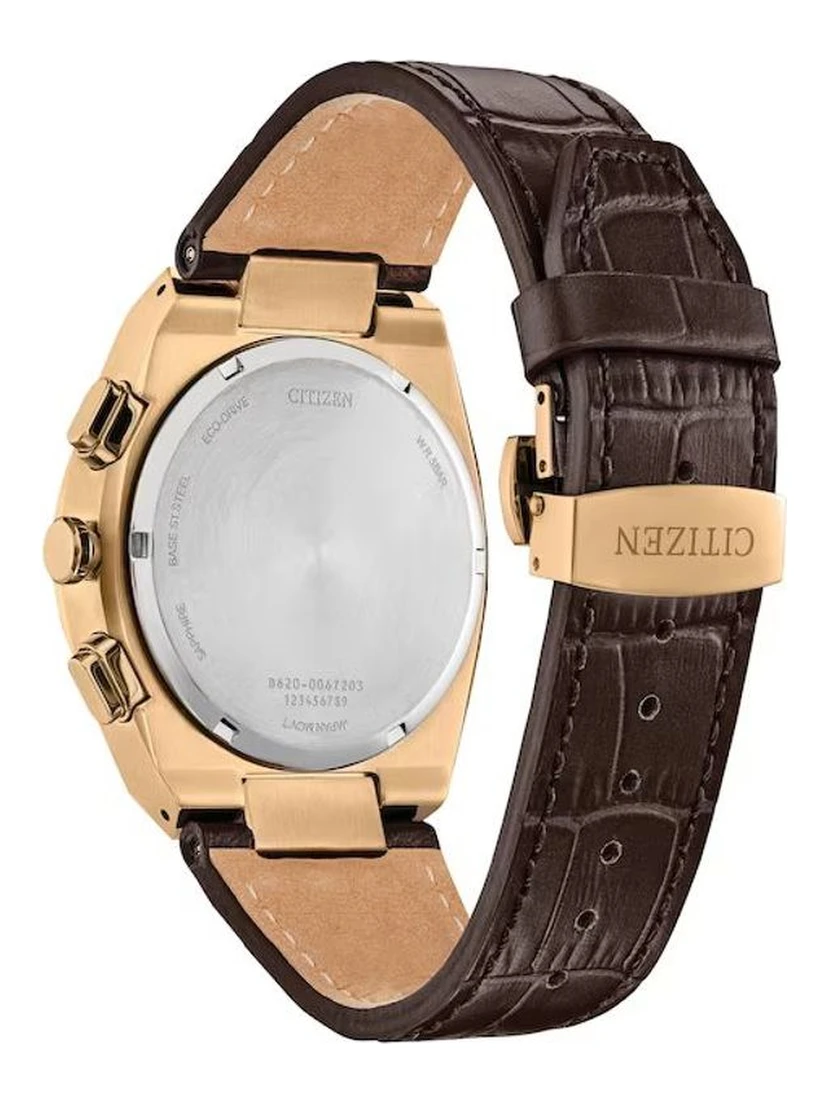 Brown Leather Dress Watch