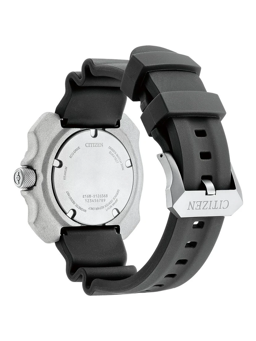 Black Rubber Sport Watch