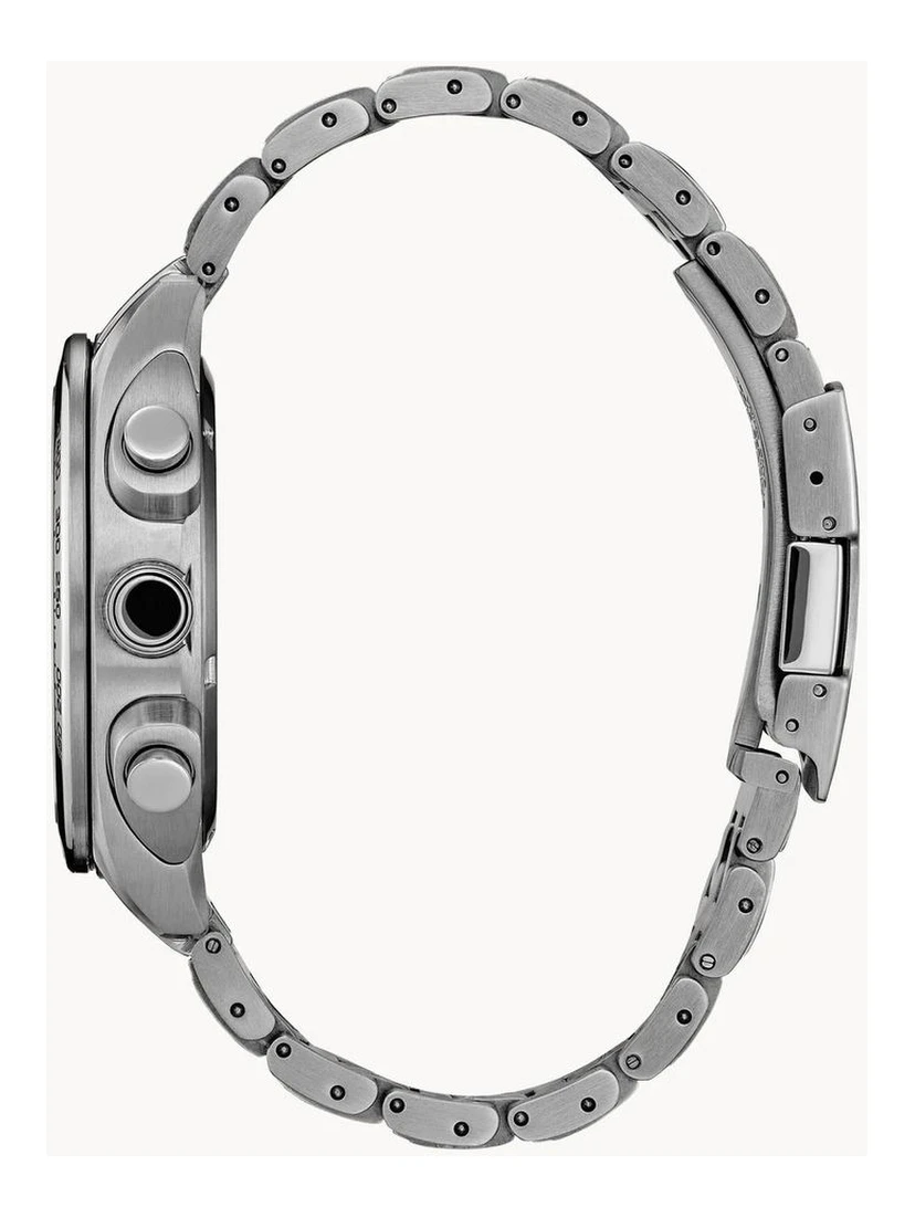 Gray Stainless Steel Bracelet Watch