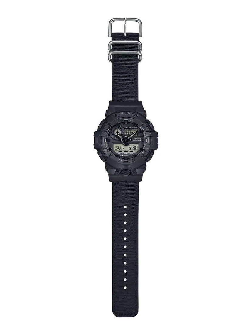 Black Resin Sport Watch