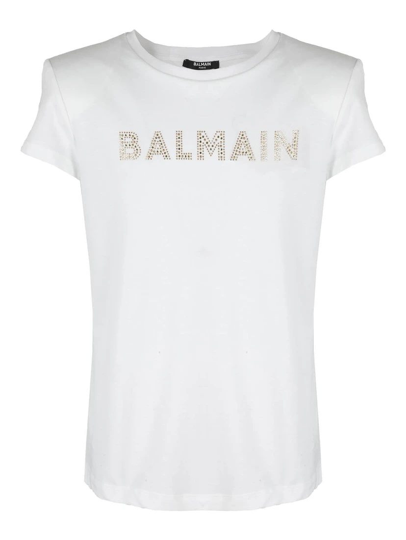 logo-embellished cotton T-shirt