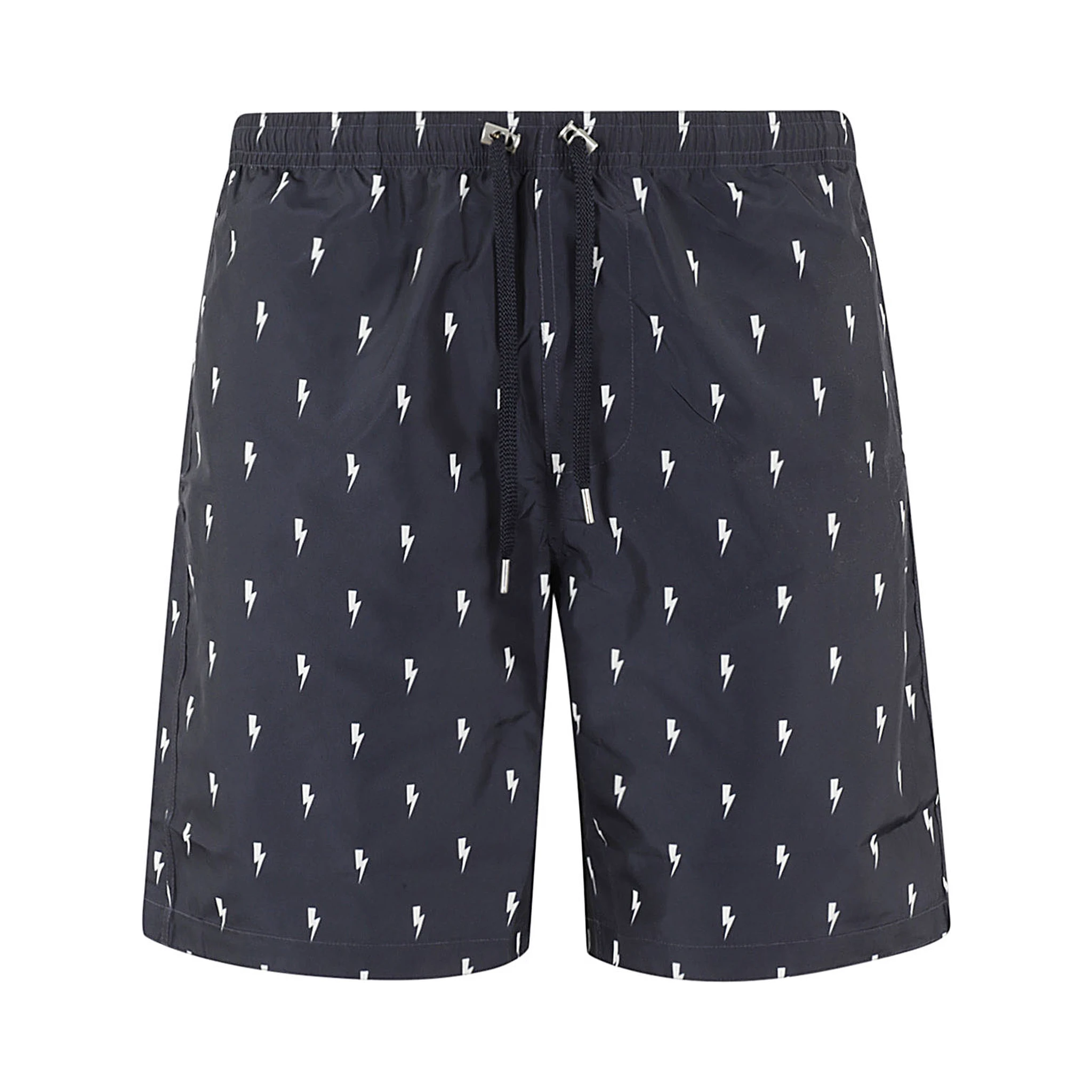 lightning bolt-print swim shorts