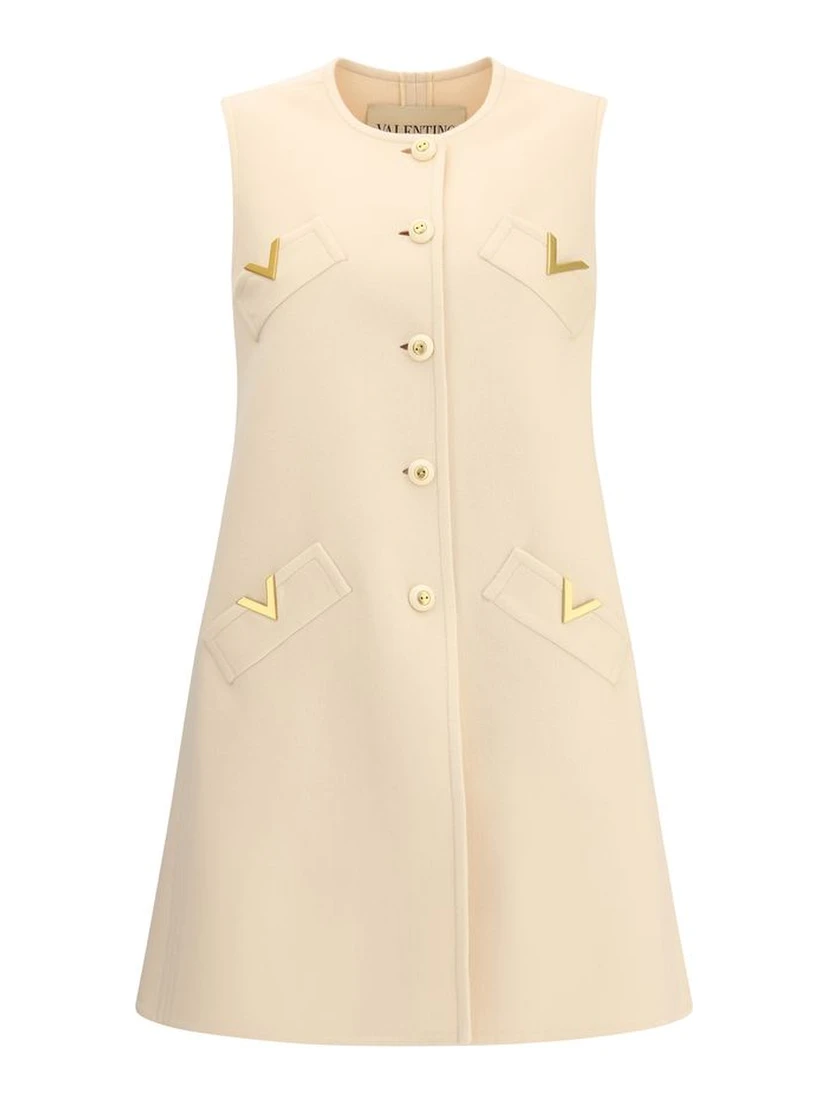 Cream Fleece Wool Clothing