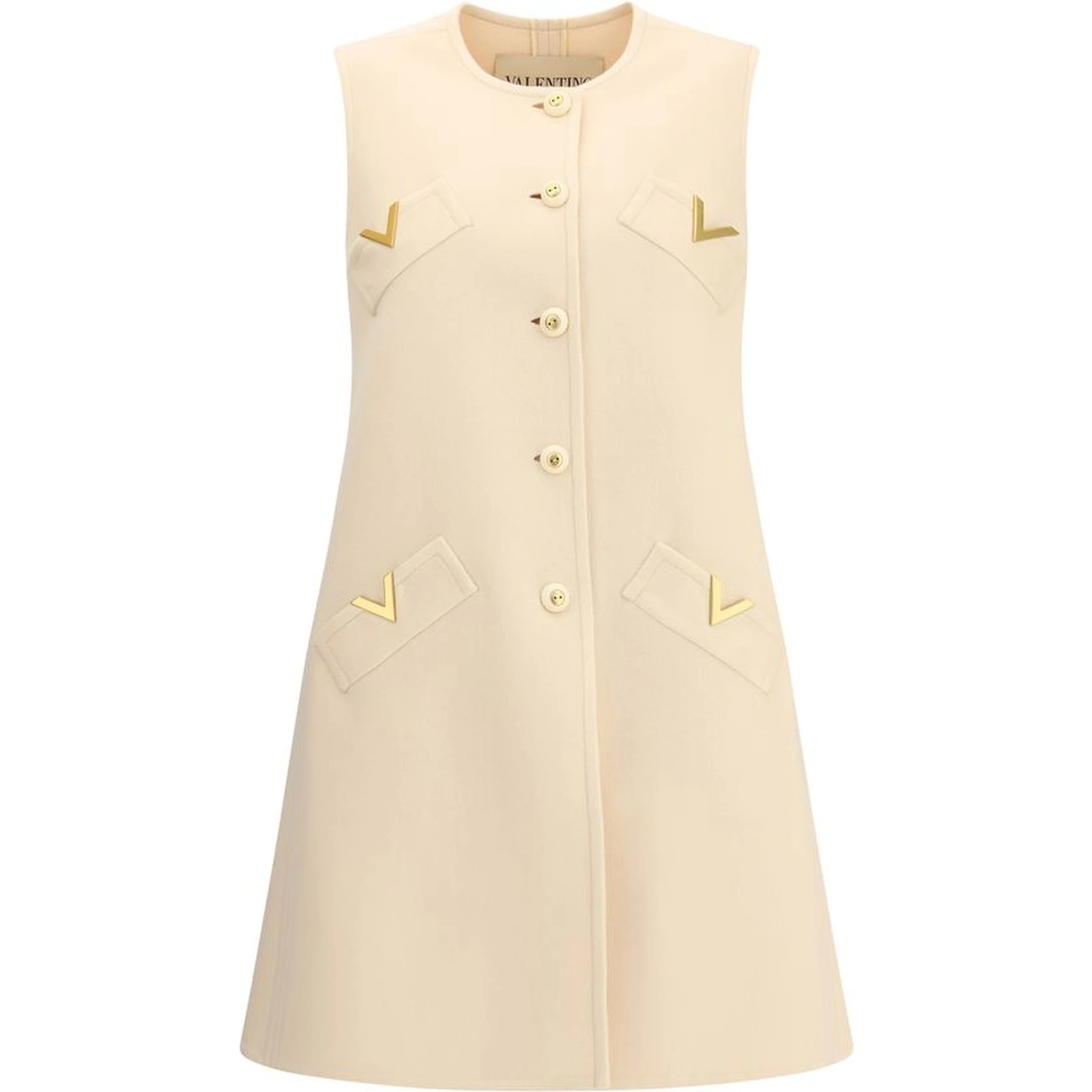 Cream Fleece Wool Clothing