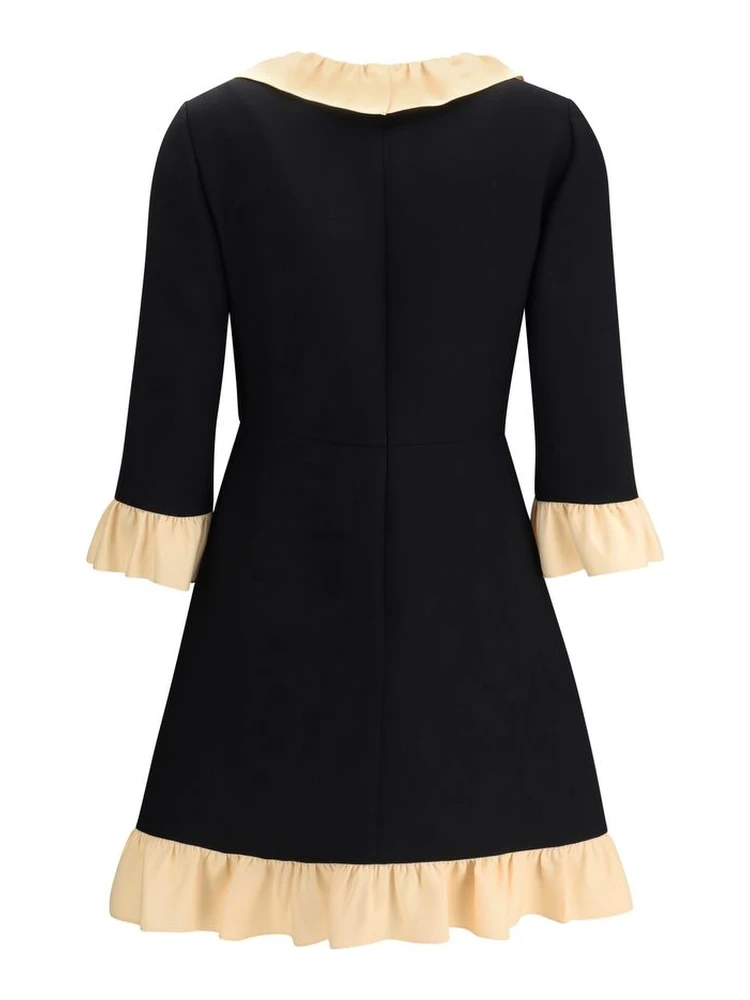 Black Fleece Wool Cocktail Dress alternative