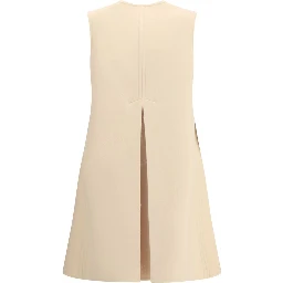 Cream Fleece Wool Clothing