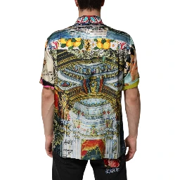 Multicolor Printed Button Down Casual Shirt