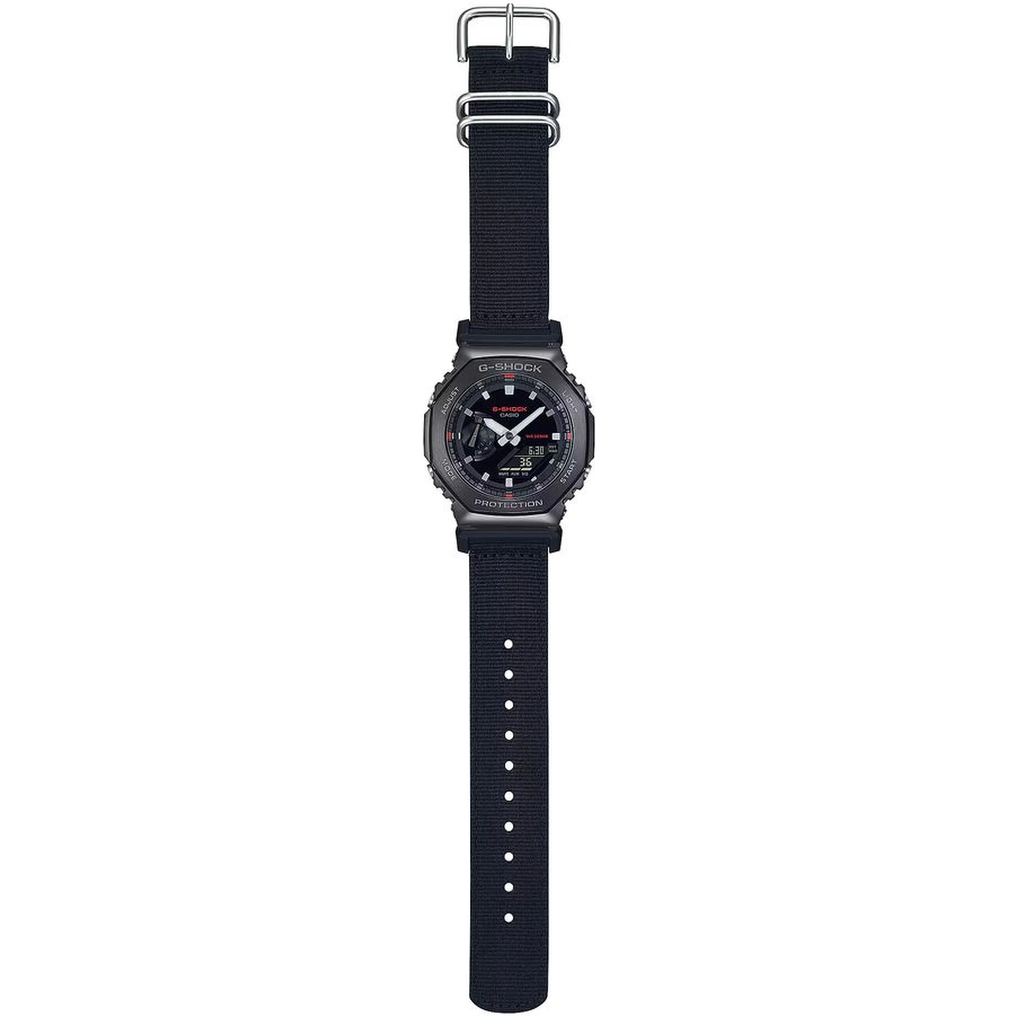 Black Fabric Sport Watch
