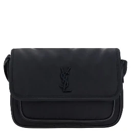 Black Polyamide Shoulder Bag
