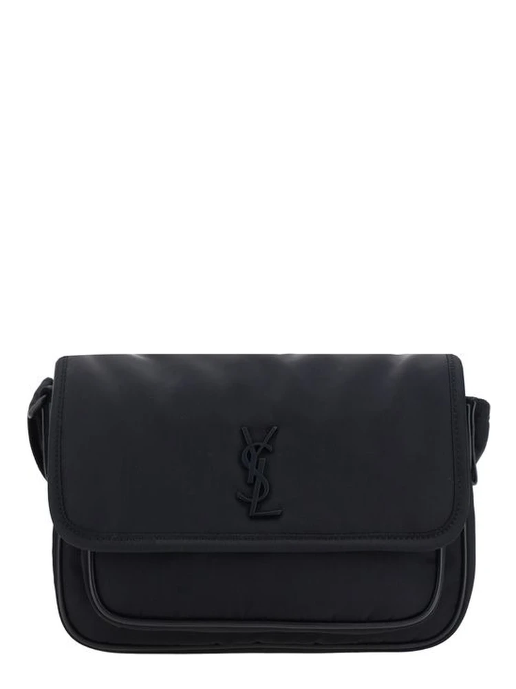 Black Polyamide Shoulder Bag