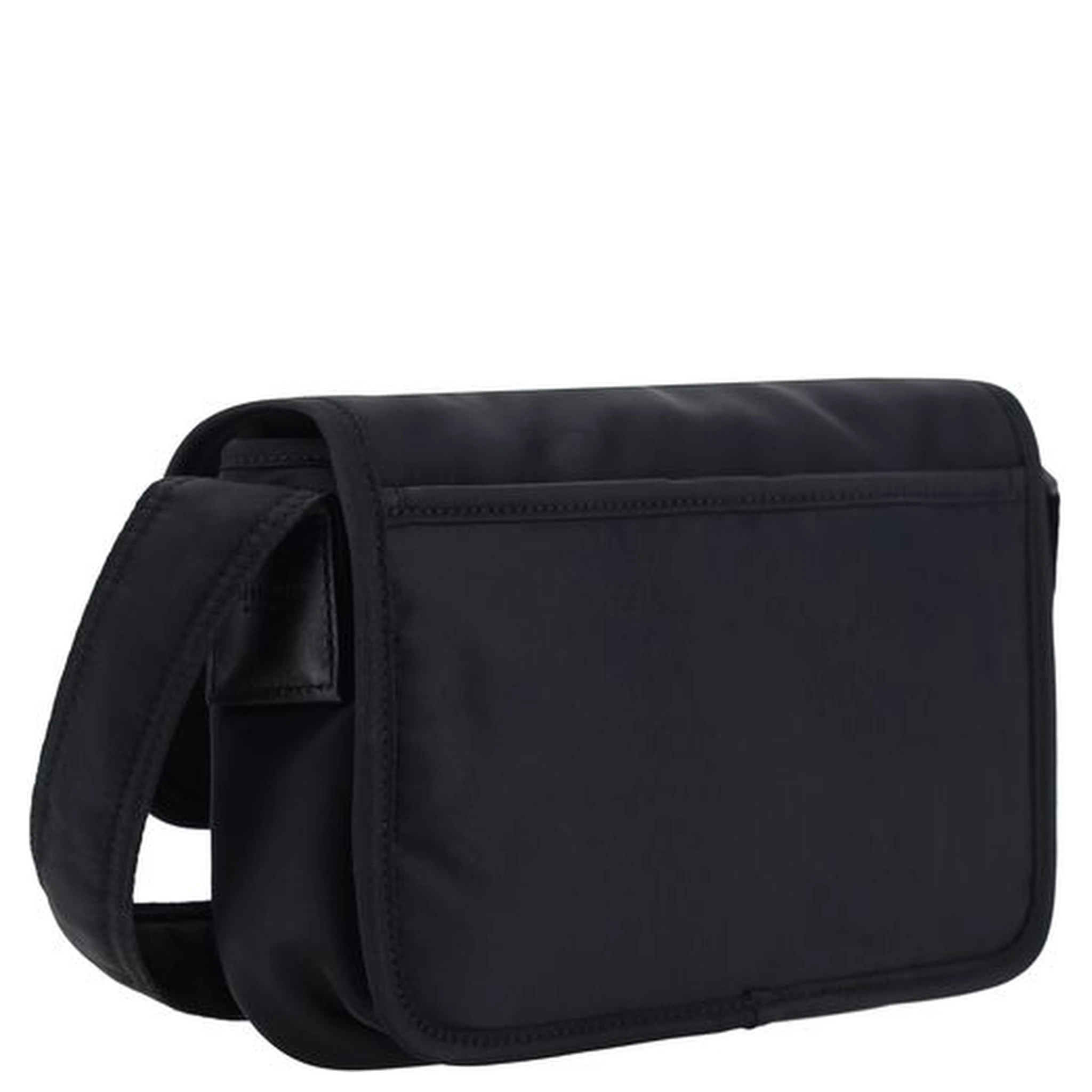 Black Polyamide Shoulder Bag