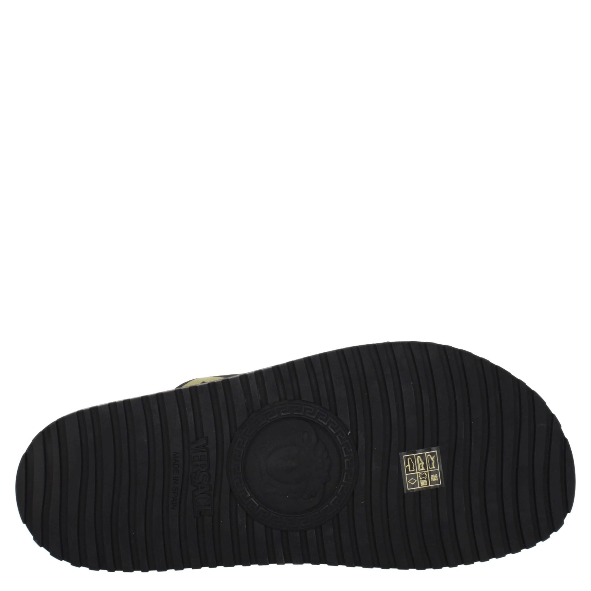 Black Fabric Slippers