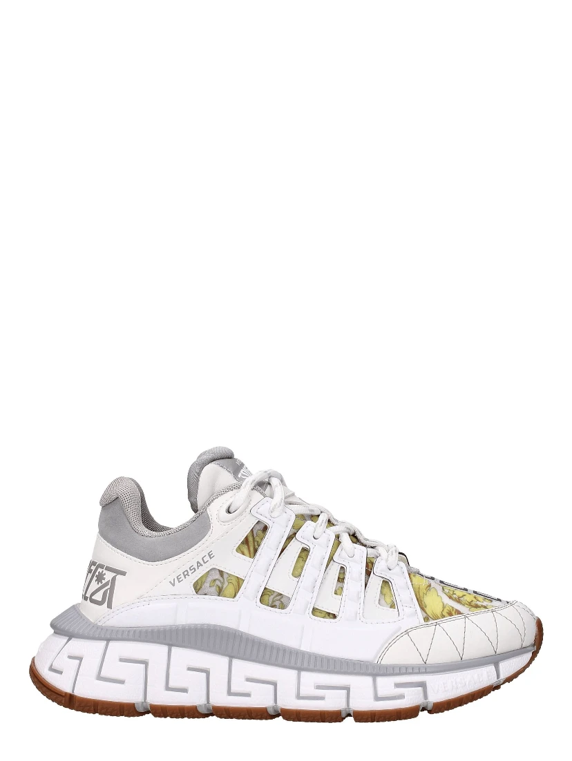 White Leather Athletic Sneakers