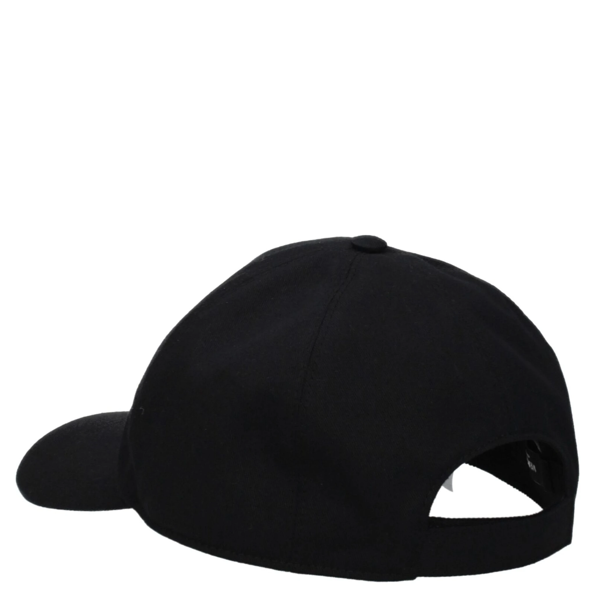 Black Cotton Cap (Baseball Hat)