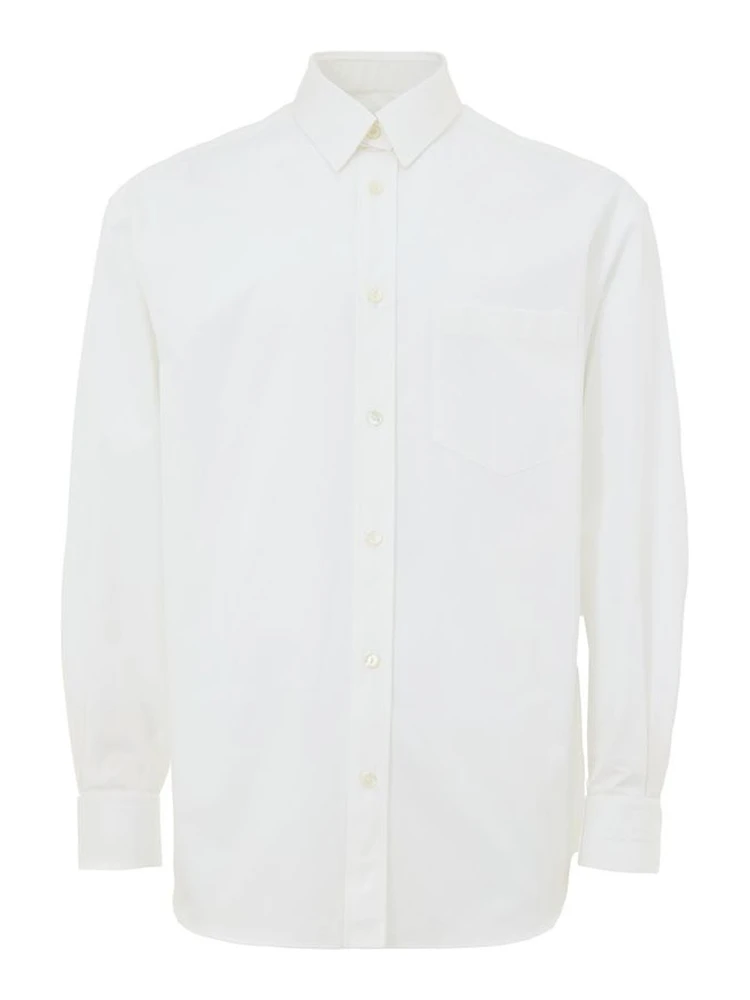 White Cotton Dress Shirt