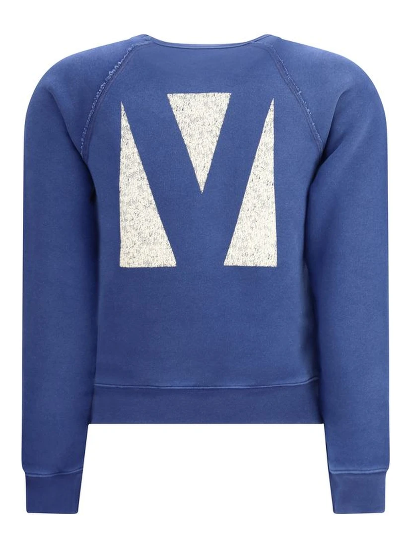 Blue Cotton Sweatshirt
