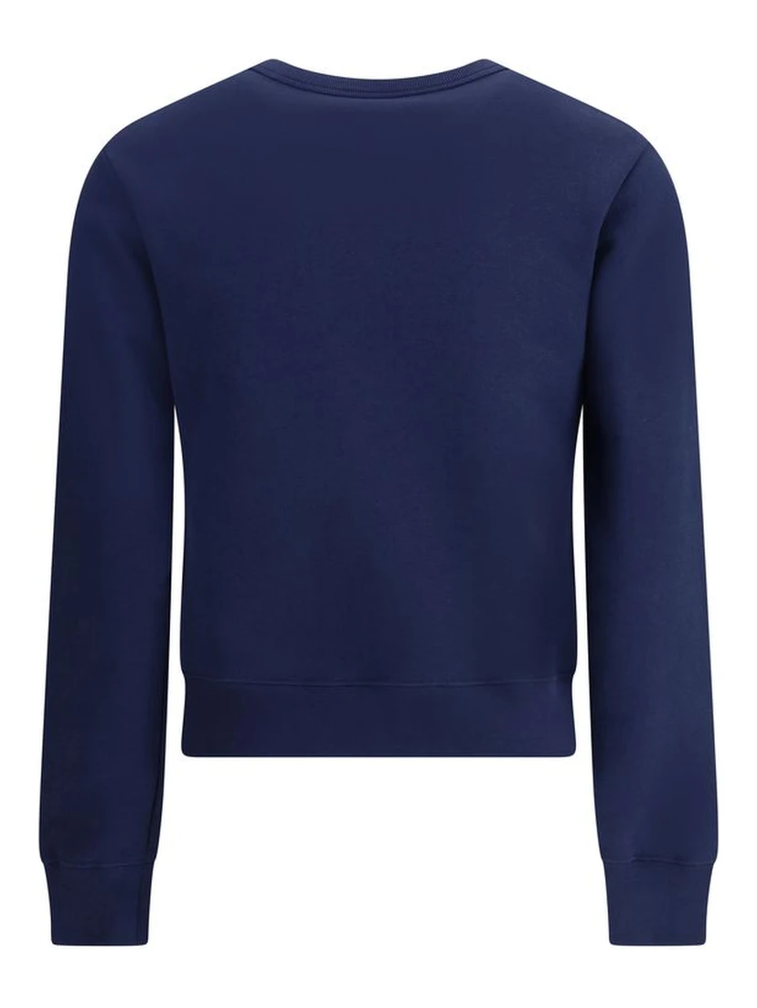 Blue Cotton Sweatshirt