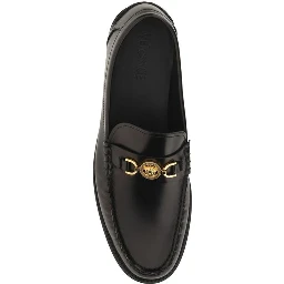 Black Calf Leather Bos Taurus Slip-On Loafers