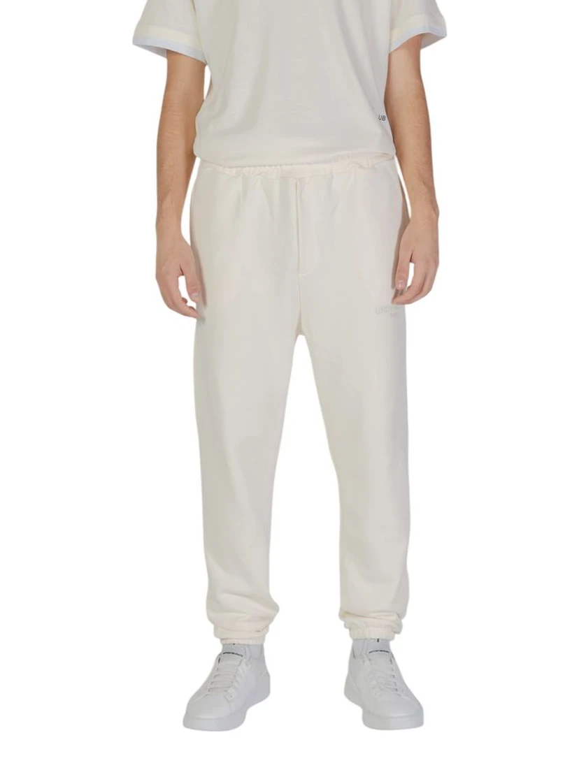 Cream Cotton Joggers (Workout Pants)