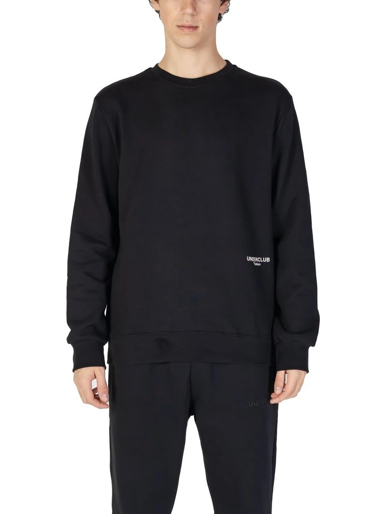 Black Cotton Sweatshirt