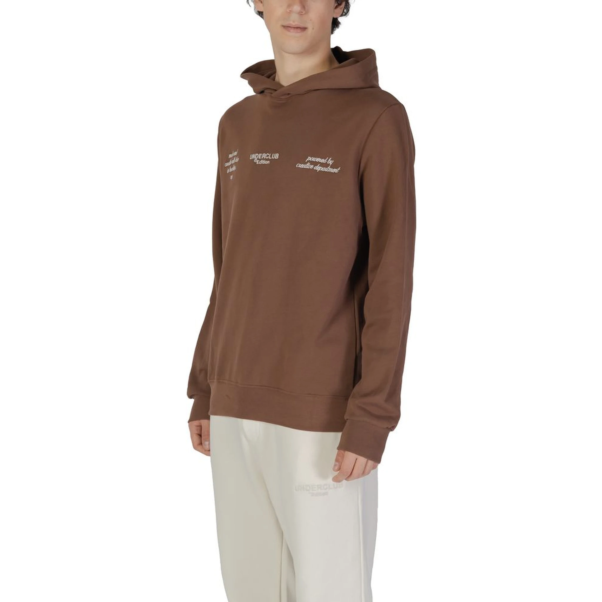 Brown Cotton Hoodie