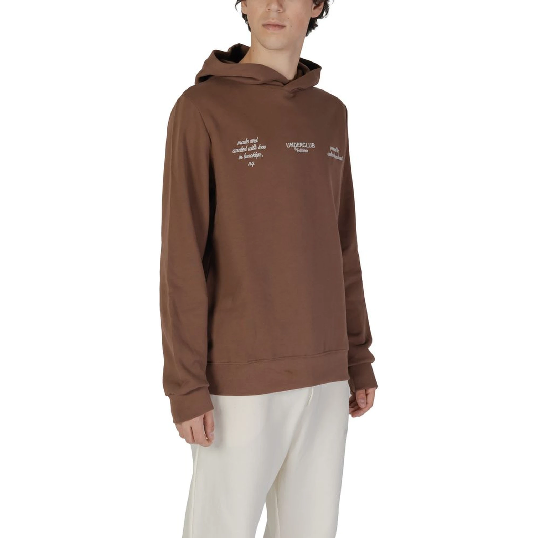 Brown Cotton Hoodie