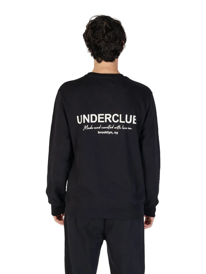 Black Cotton Sweatshirt