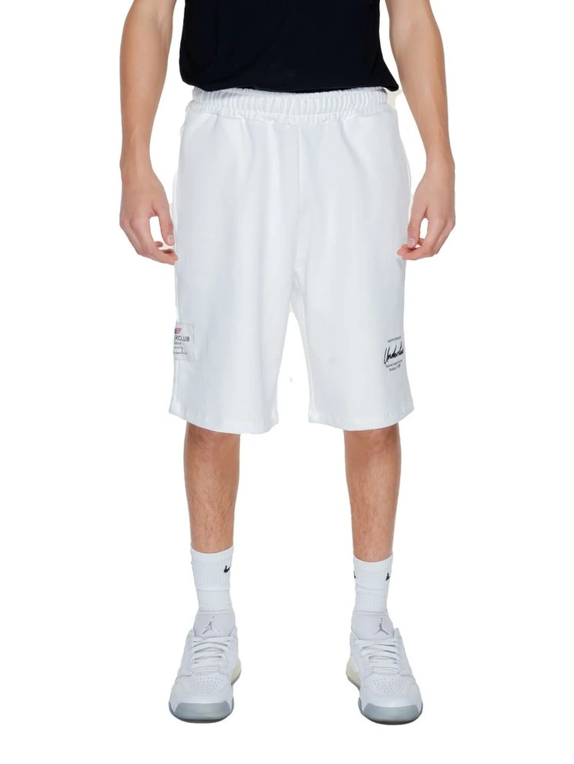 White Cotton Bermuda Shorts