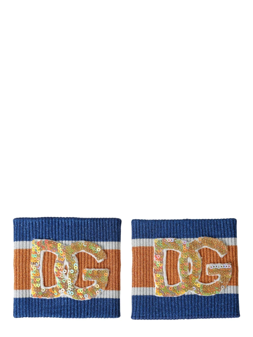 Multicolor Logo Sequin Viscose Wristband